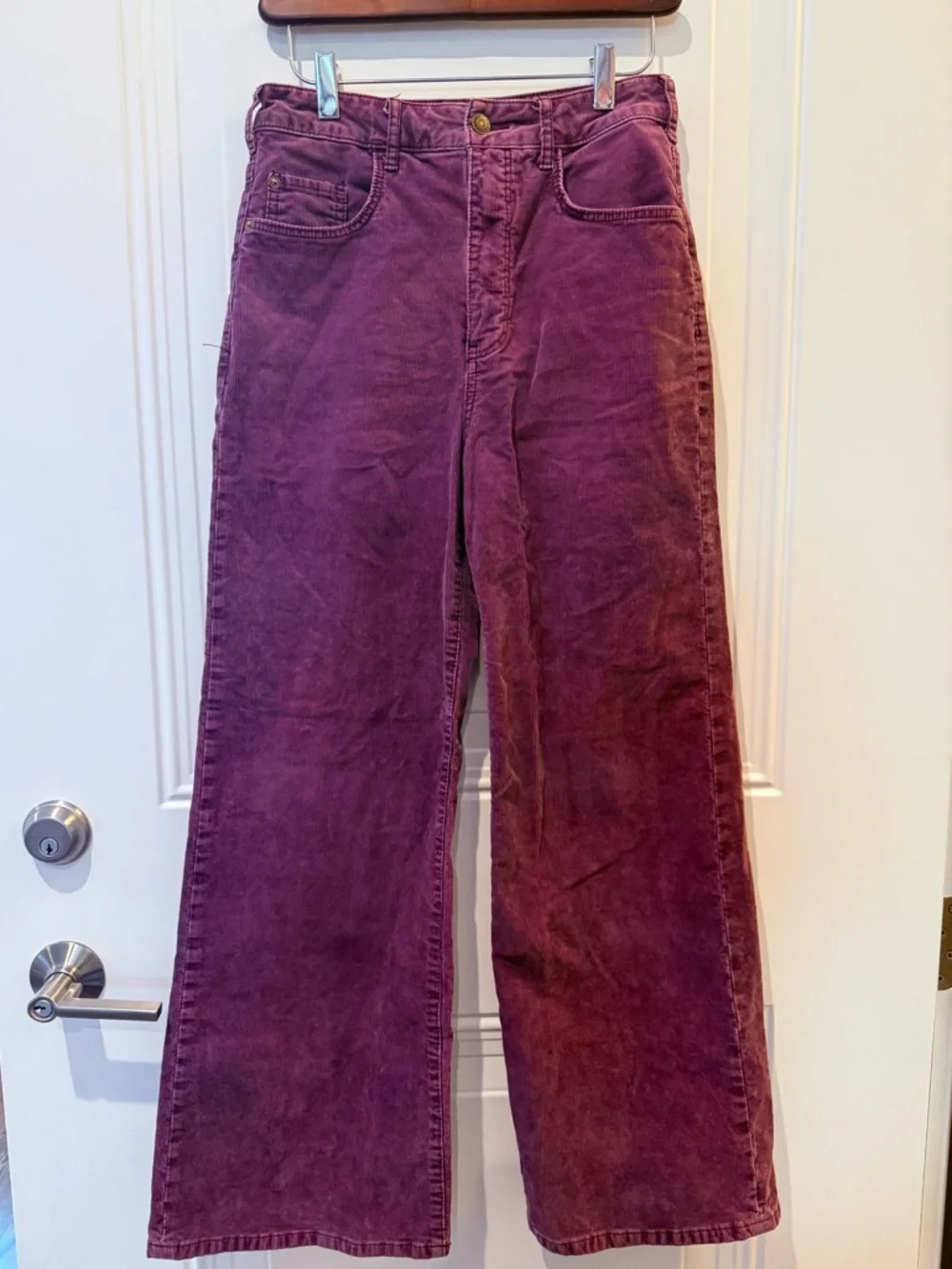 Pilcro High Waisted Wide Leg Micro Corduroys - Picture 2 of 6